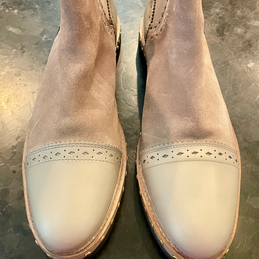 NWOT Free People Suede and Leather Booties